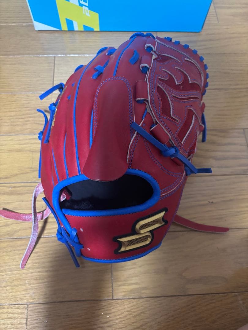 SSK グローブ 軟式用 投手用 赤