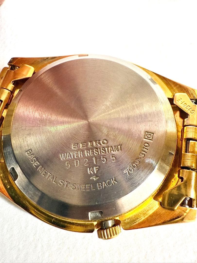 SEIKO 5自動巻き時計 ゴールド