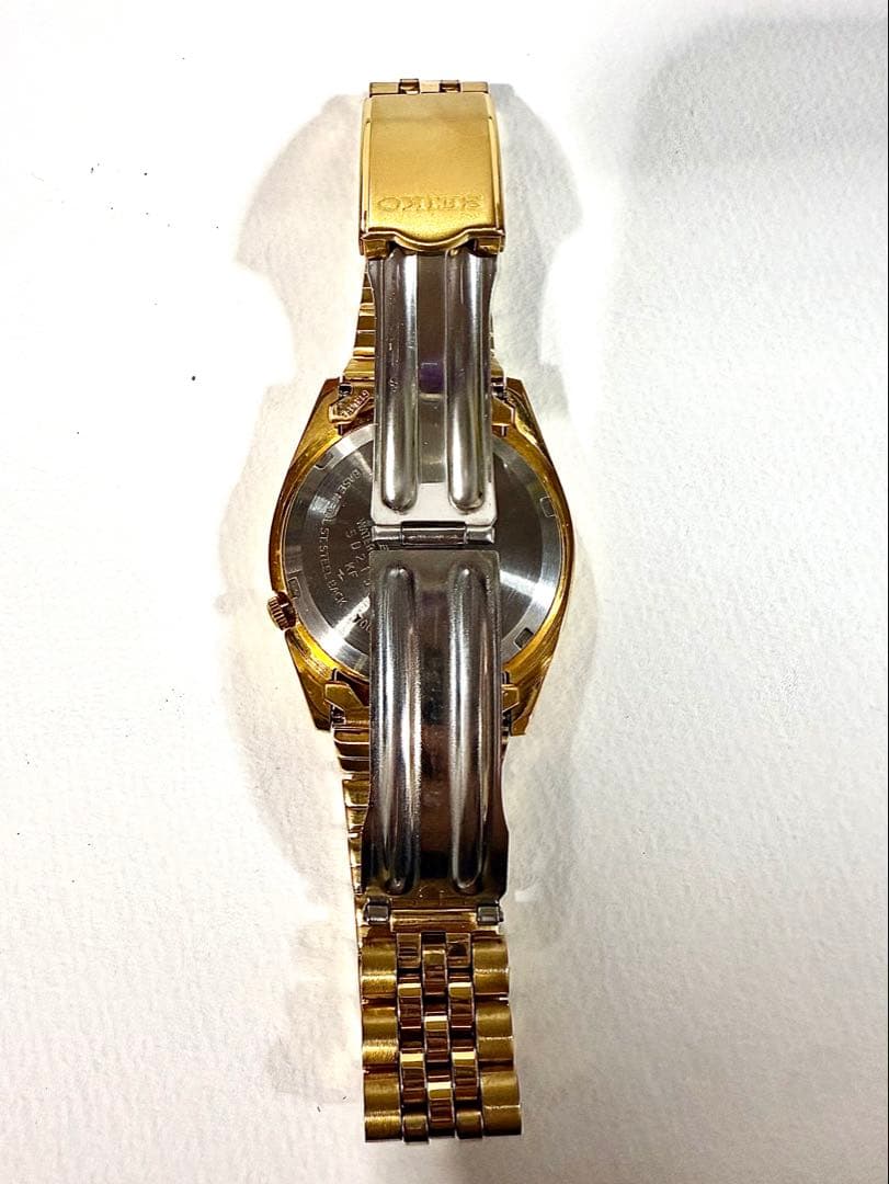 SEIKO 5自動巻き時計 ゴールド