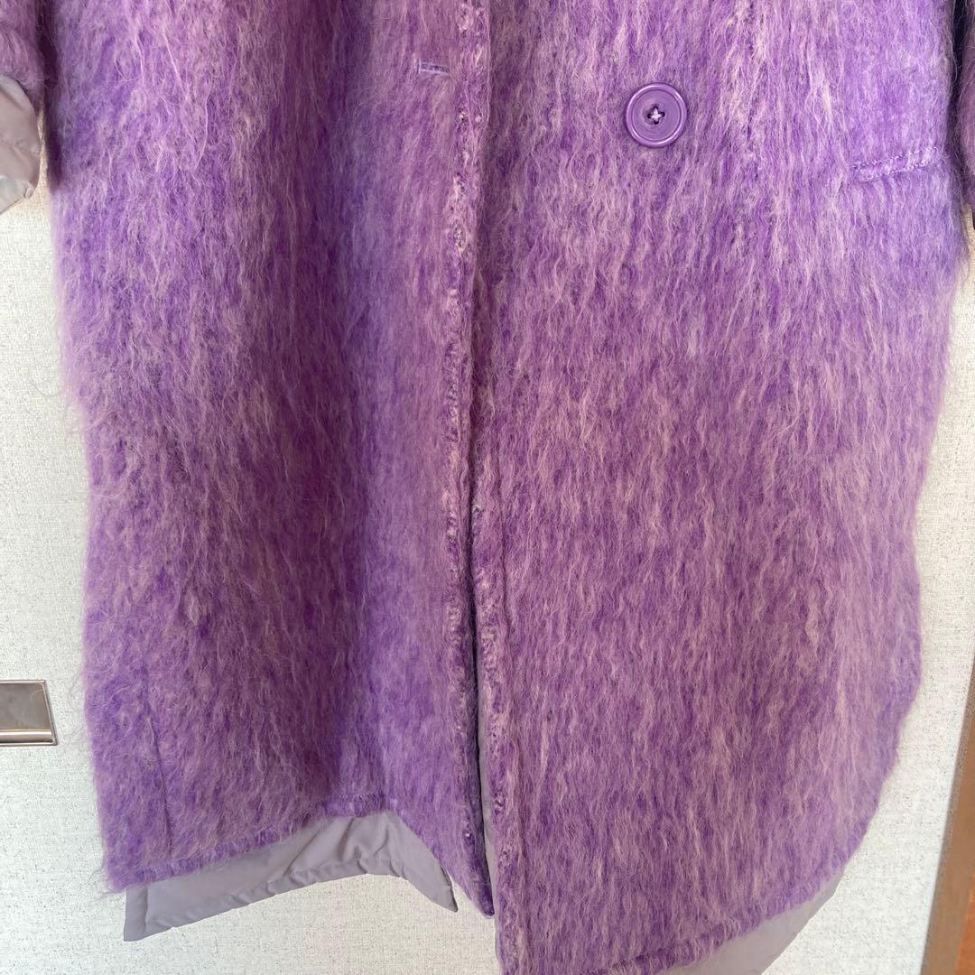 アウラアイラ 2023 パープルチェスターコート　未使用品