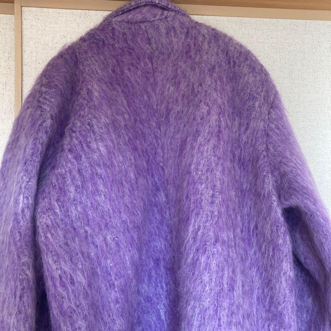 アウラアイラ 2023 パープルチェスターコート　未使用品