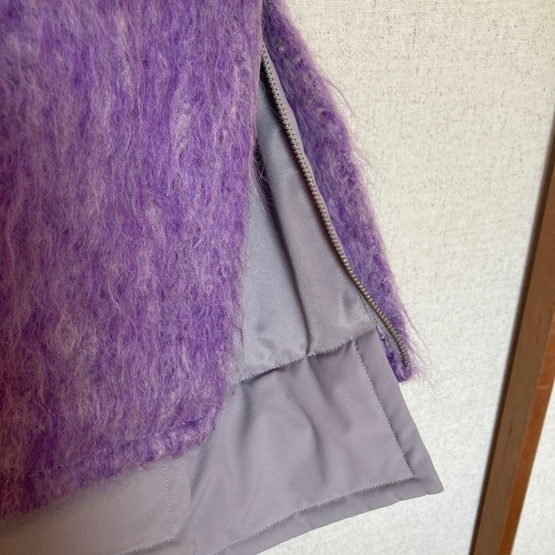 アウラアイラ 2023 パープルチェスターコート　未使用品