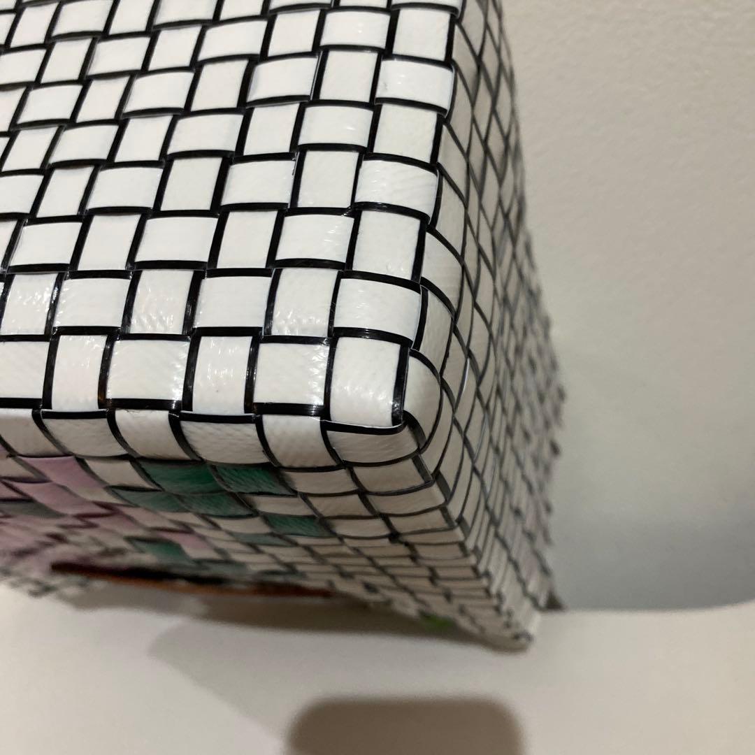 N*☆様 【新品・未使用】マルニマーケット かごバッグ ステンシルバッグ 白 フ