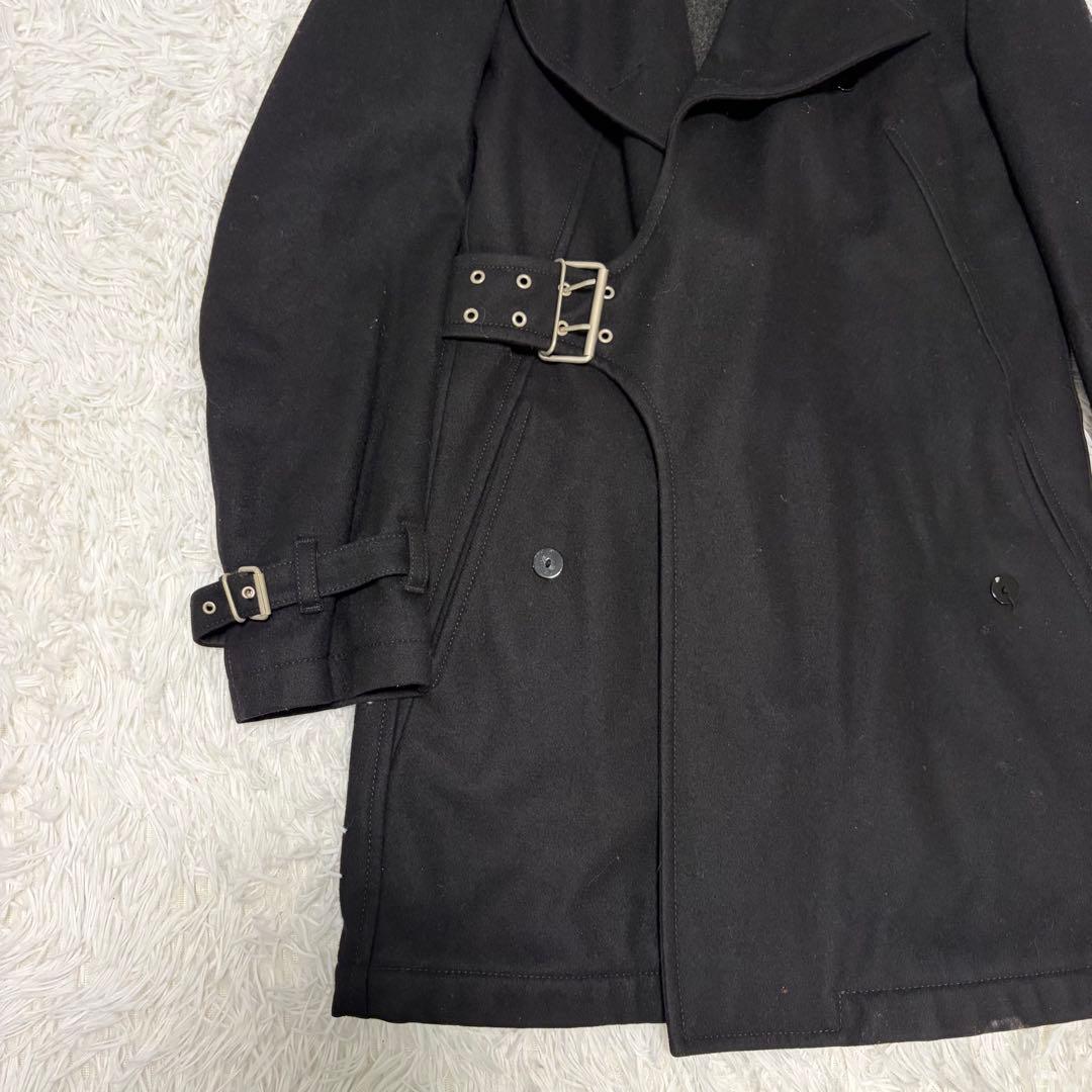 ANDREW MACKENZIE イタリア製 ウールコート ベルト付き　46