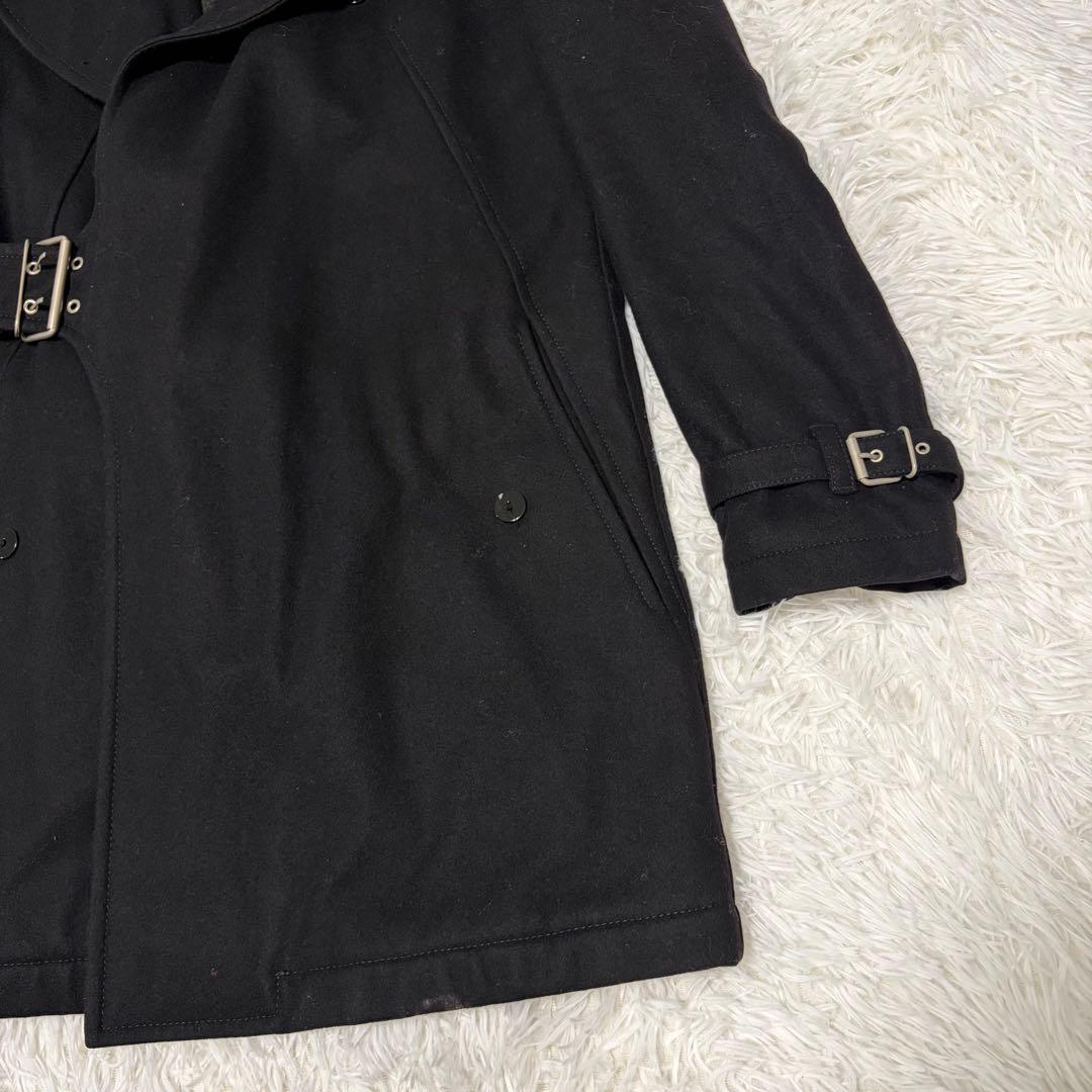 ANDREW MACKENZIE イタリア製 ウールコート ベルト付き　46