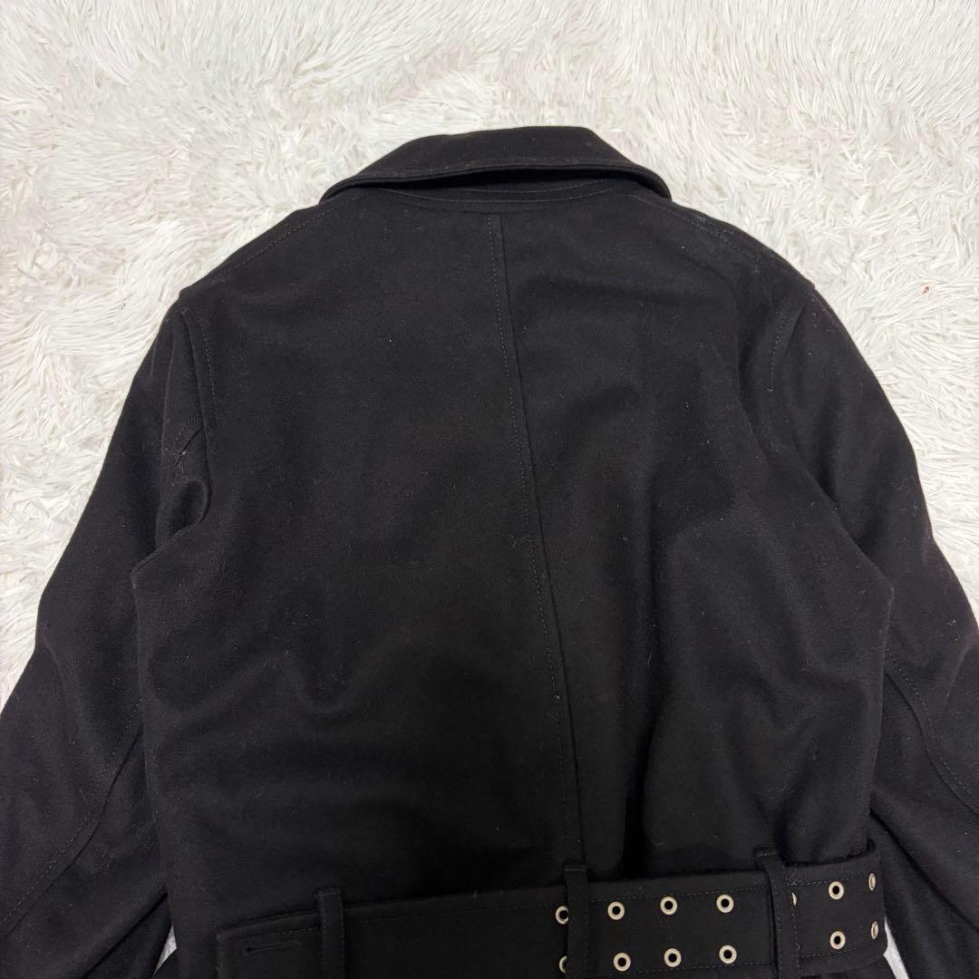 ANDREW MACKENZIE イタリア製 ウールコート ベルト付き　46