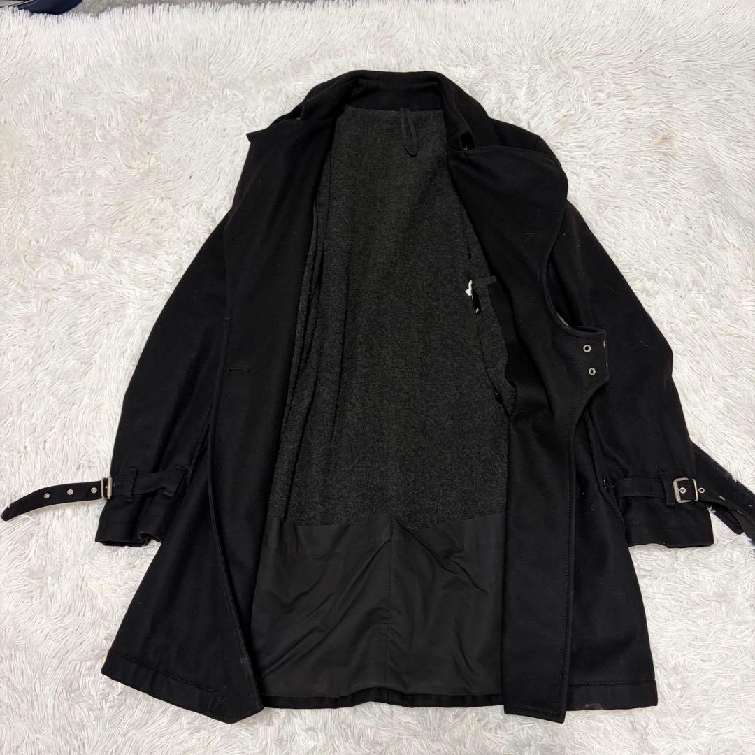 ANDREW MACKENZIE イタリア製 ウールコート ベルト付き　46