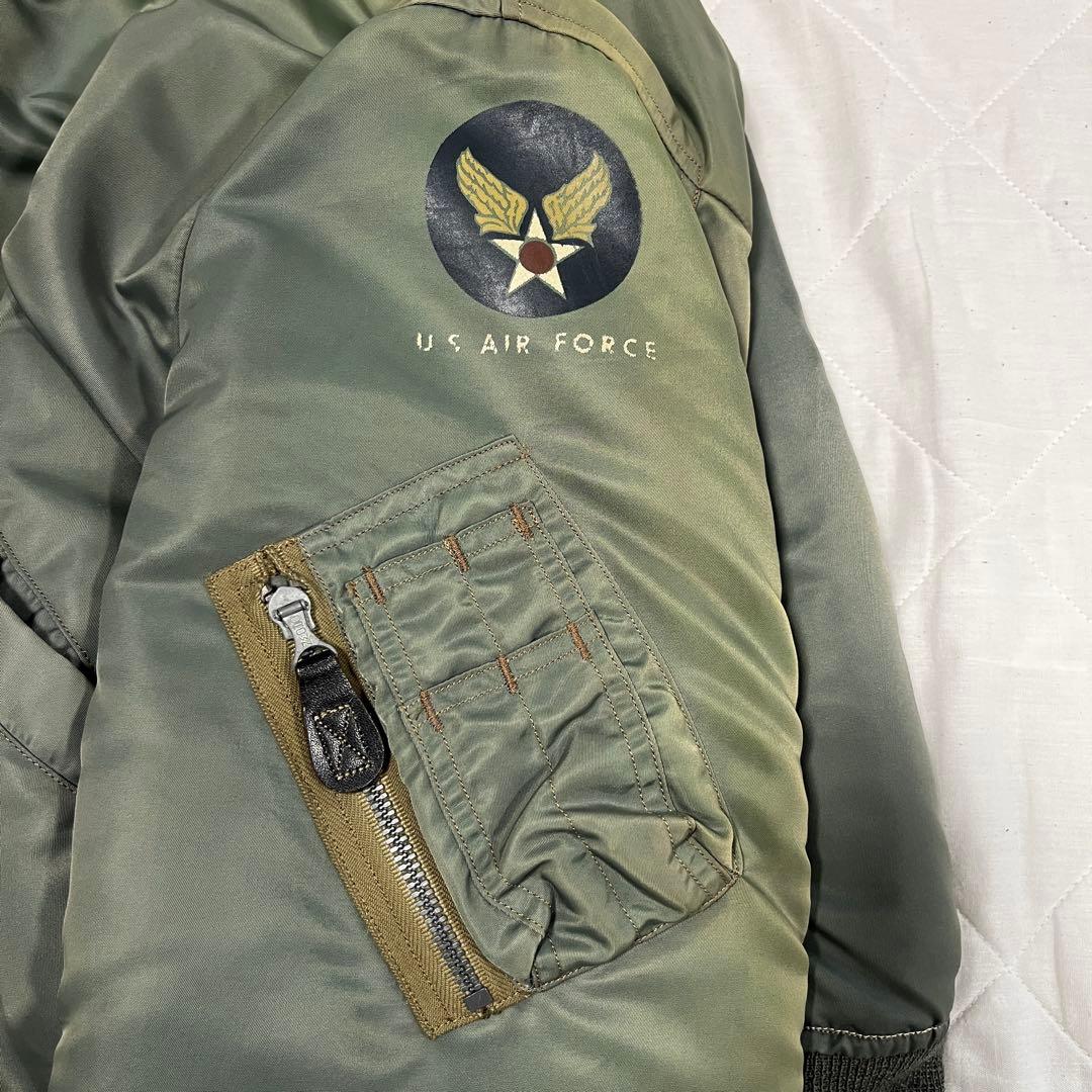 希少M品番 バズリクソンズ B-15D MOD 38 CROWNジッパー