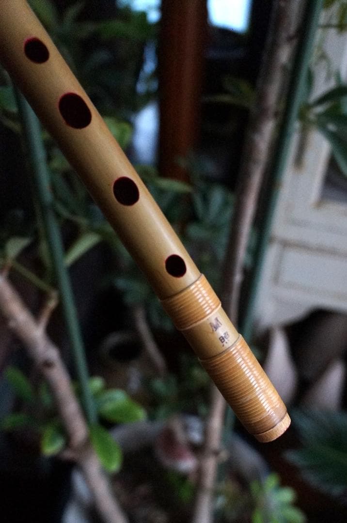 篠笛・蘭照・山田路子セレクト・唄もの・六本調子・美品・竹笛・横笛・和笛・七穴