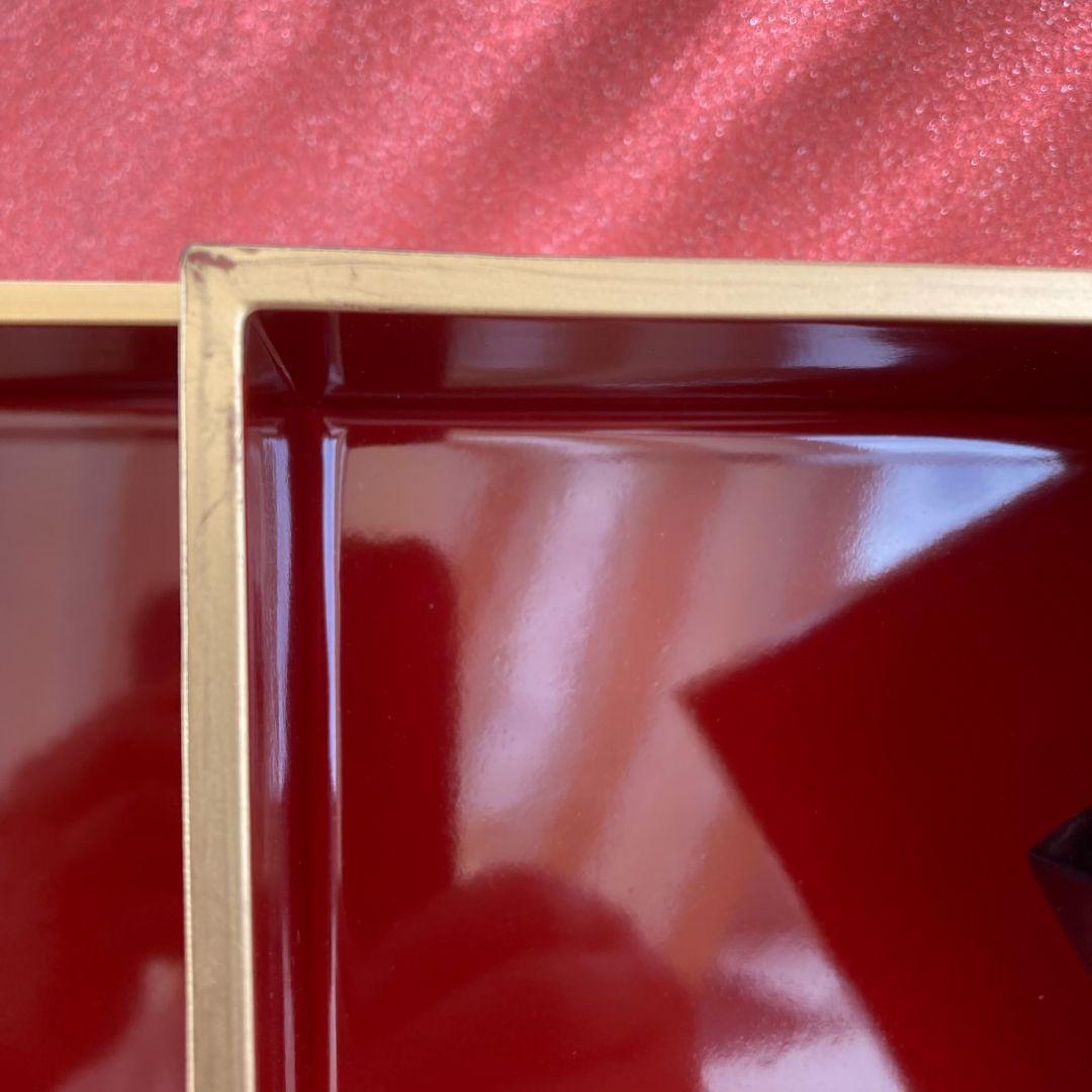 重箱三段重箱うさぎ花　値下げ￥11000