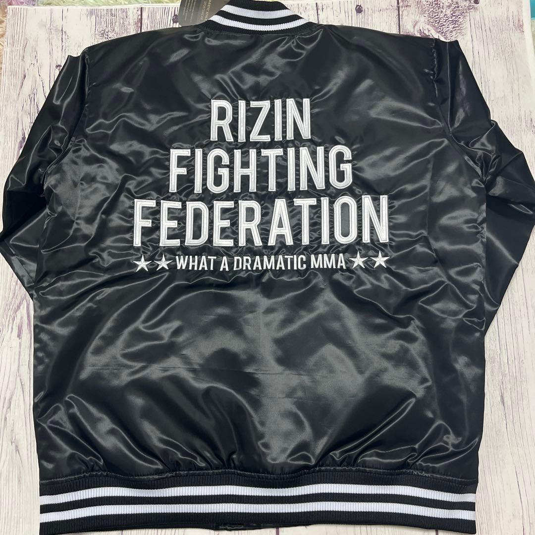 超レアLサイズ⭐︎新品⭐︎MAJESTIC製RIZINスタジャン　黒