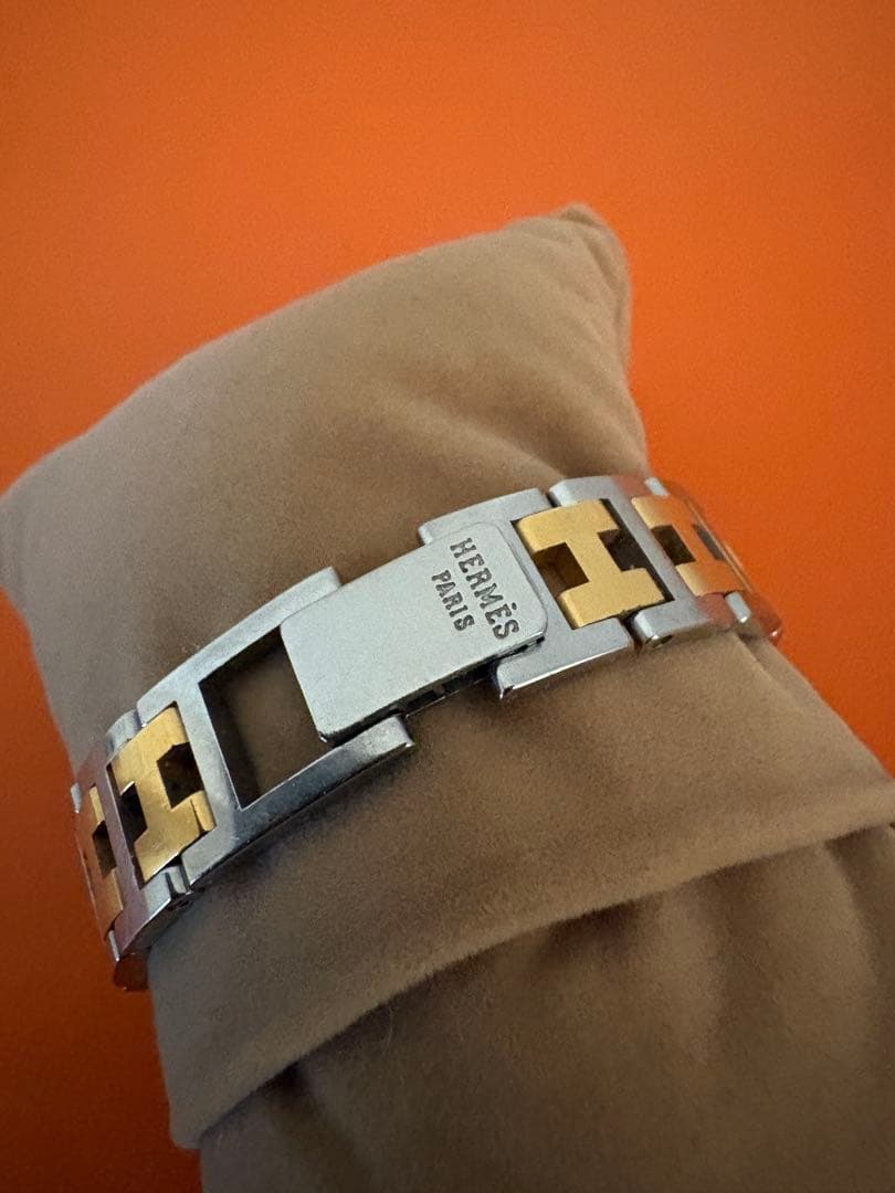 エルメス時計/極美品クリッパー/電池交換済み/新品仕上げ正常稼働品/レディース