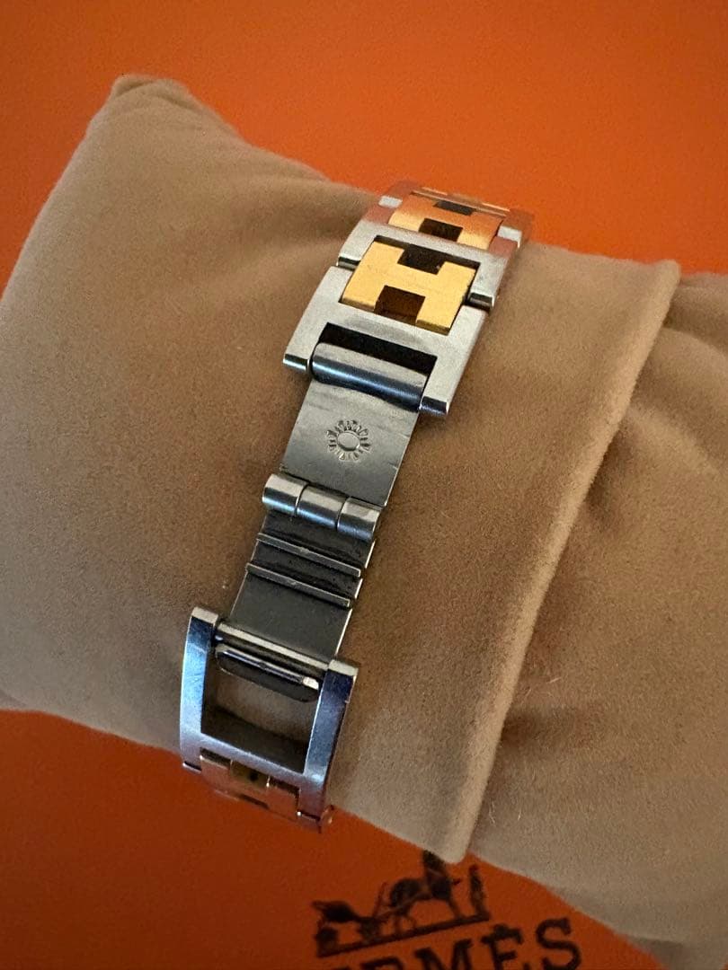 エルメス時計/極美品クリッパー/電池交換済み/新品仕上げ正常稼働品/レディース