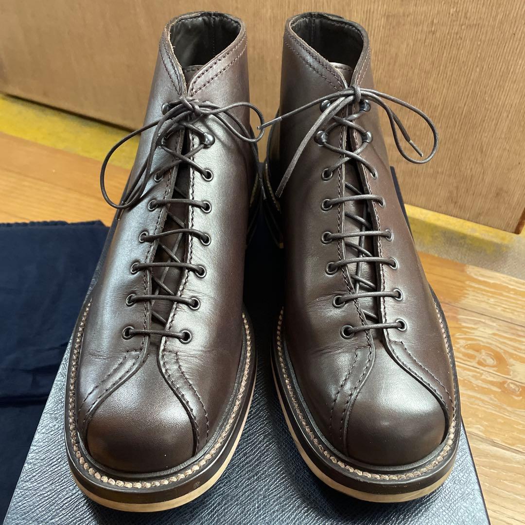 シルバノマッツァモンキーブーツ　8 茶　2000年　キムタク　空から降る1億の星