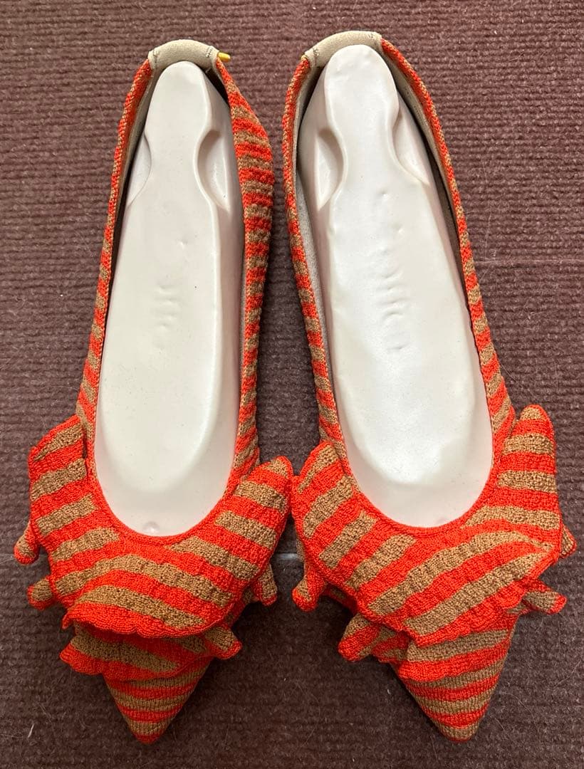 offen オッフェン　フリルパンプス　41