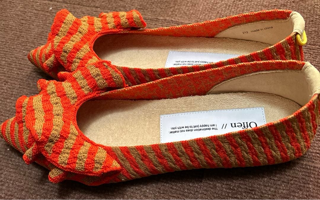 offen オッフェン　フリルパンプス　41