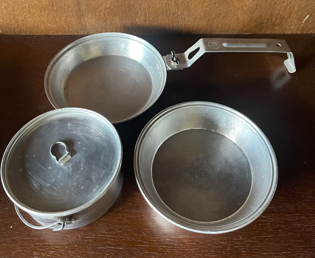 myfuruボーイスカウト メスキット アメリカ製 アルミ製 3点セット