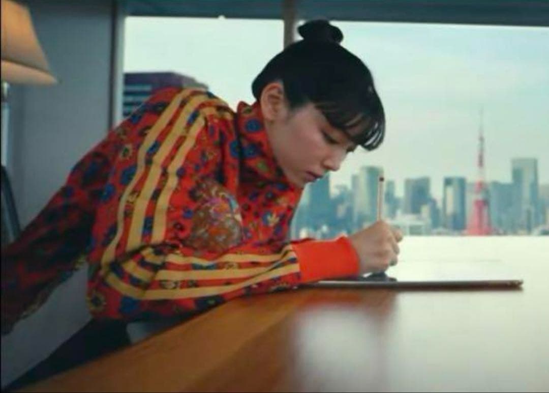 adidas ×RODEO CROWNS トラックジャケット　花柄 Mサイズ