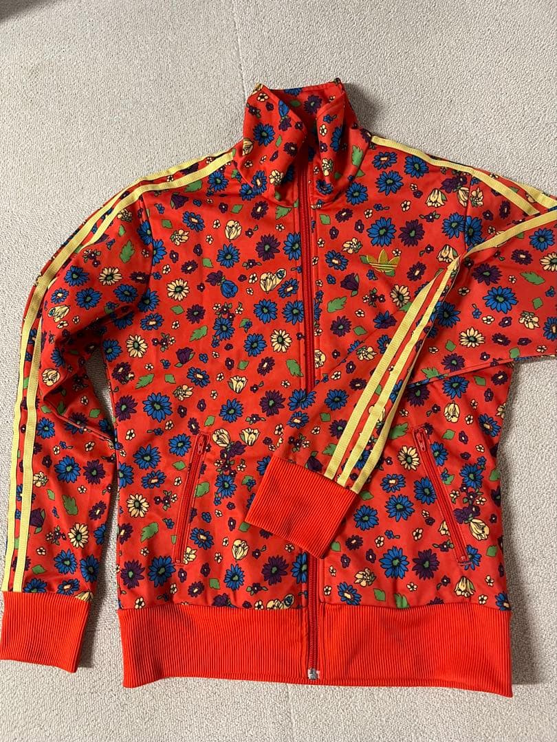 adidas ×RODEO CROWNS トラックジャケット　花柄 Mサイズ