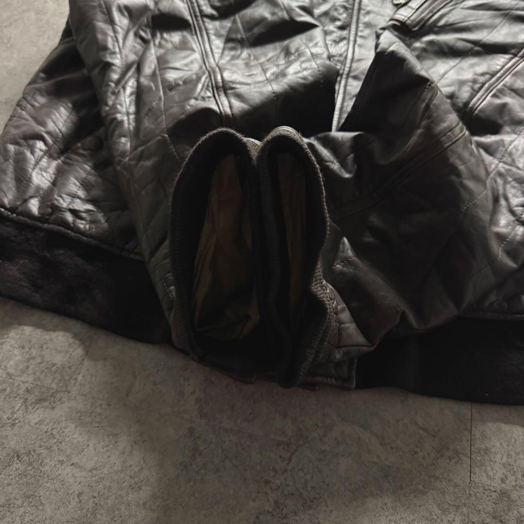 【90s vintage】フライトジャケット　n2b 3L レザー　短丈　Y2K