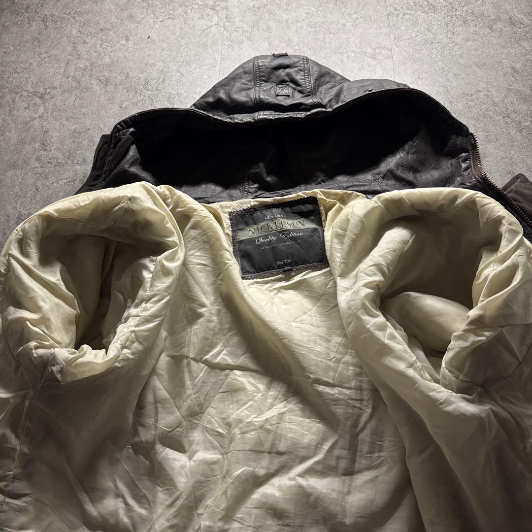 【90s vintage】フライトジャケット　n2b 3L レザー　短丈　Y2K