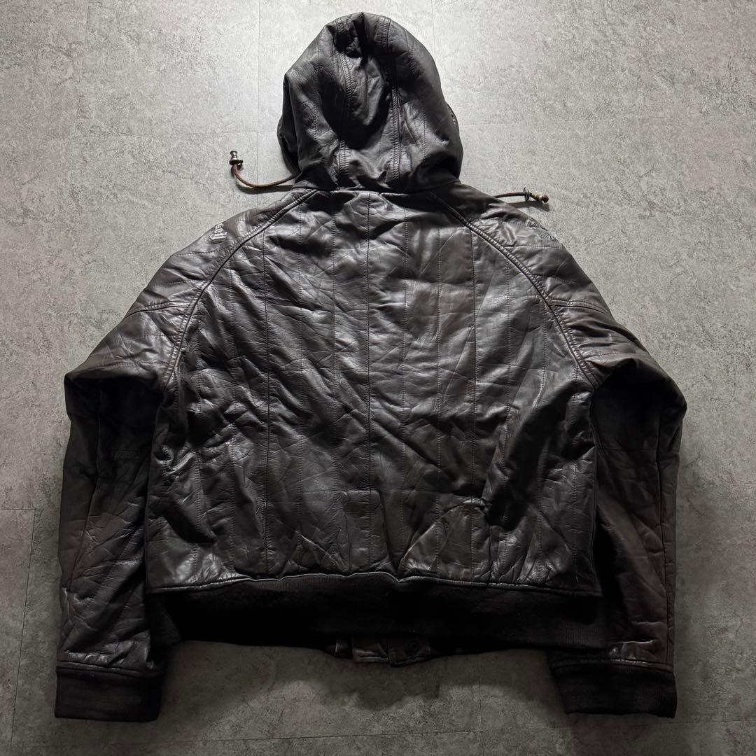 【90s vintage】フライトジャケット　n2b 3L レザー　短丈　Y2K