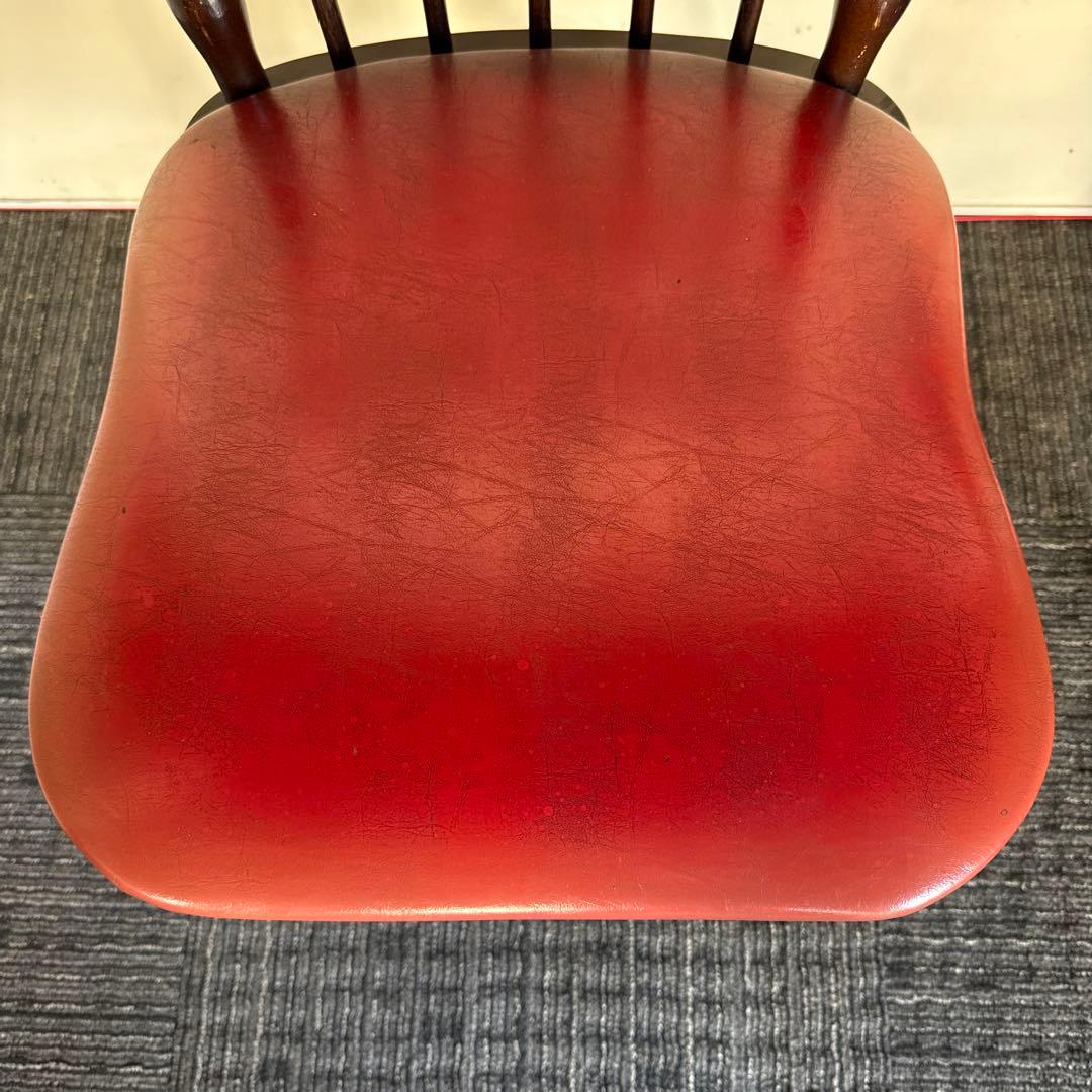 昭和レトロ　食堂椅子　古家具 椅子　ダイニングチェアー二脚