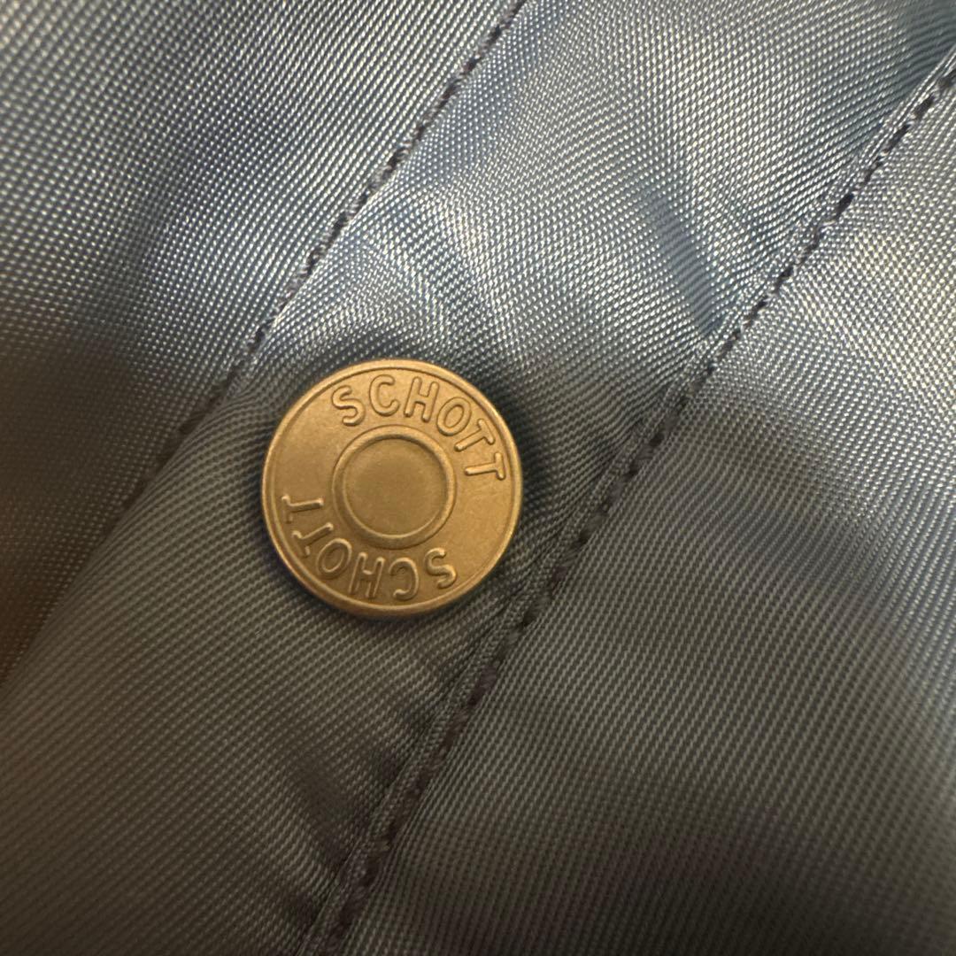 Schott RON HERMAN MA-1 ジャケット ネイビー