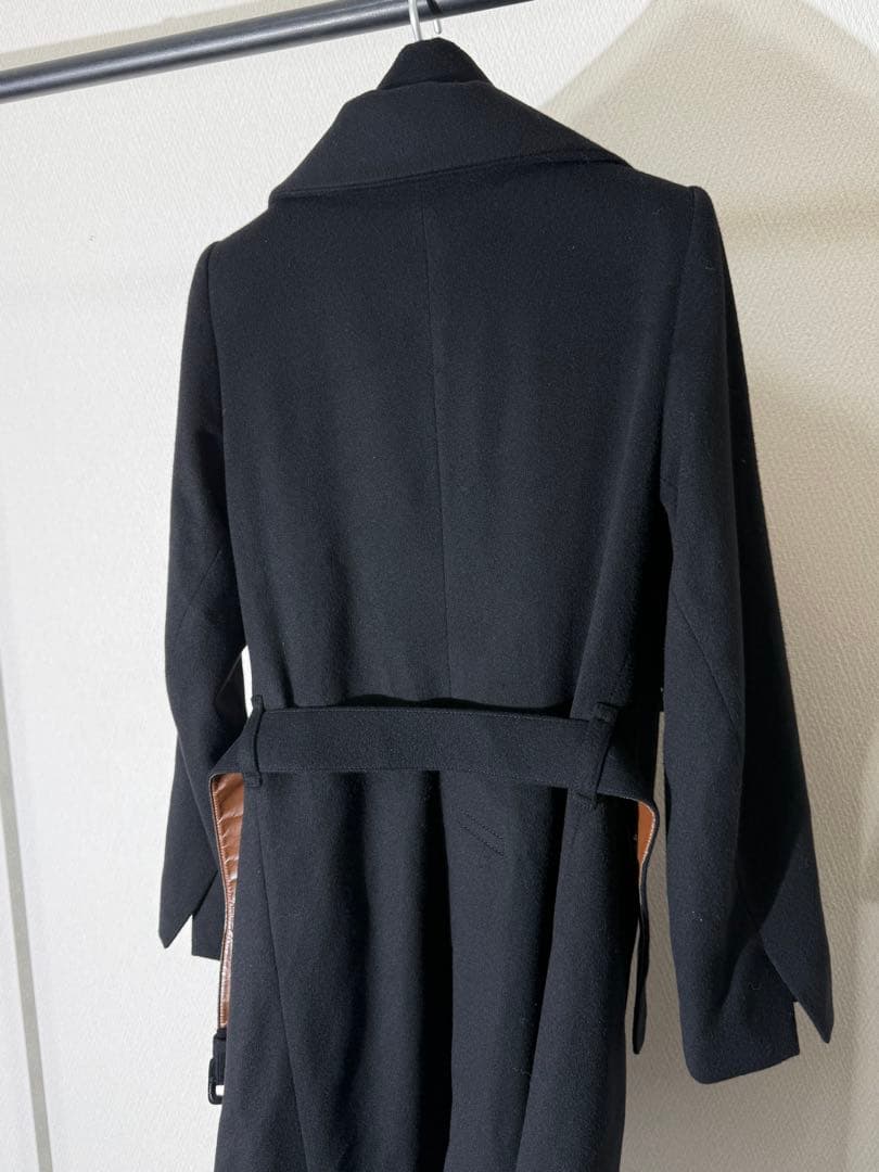 アンドゥムルメステール ウール変形ロングコート