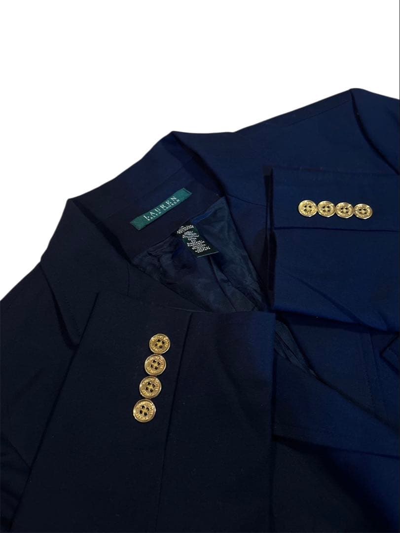 美品ラルフローレン 金ボタン ジャケット 紺ブレ 希少