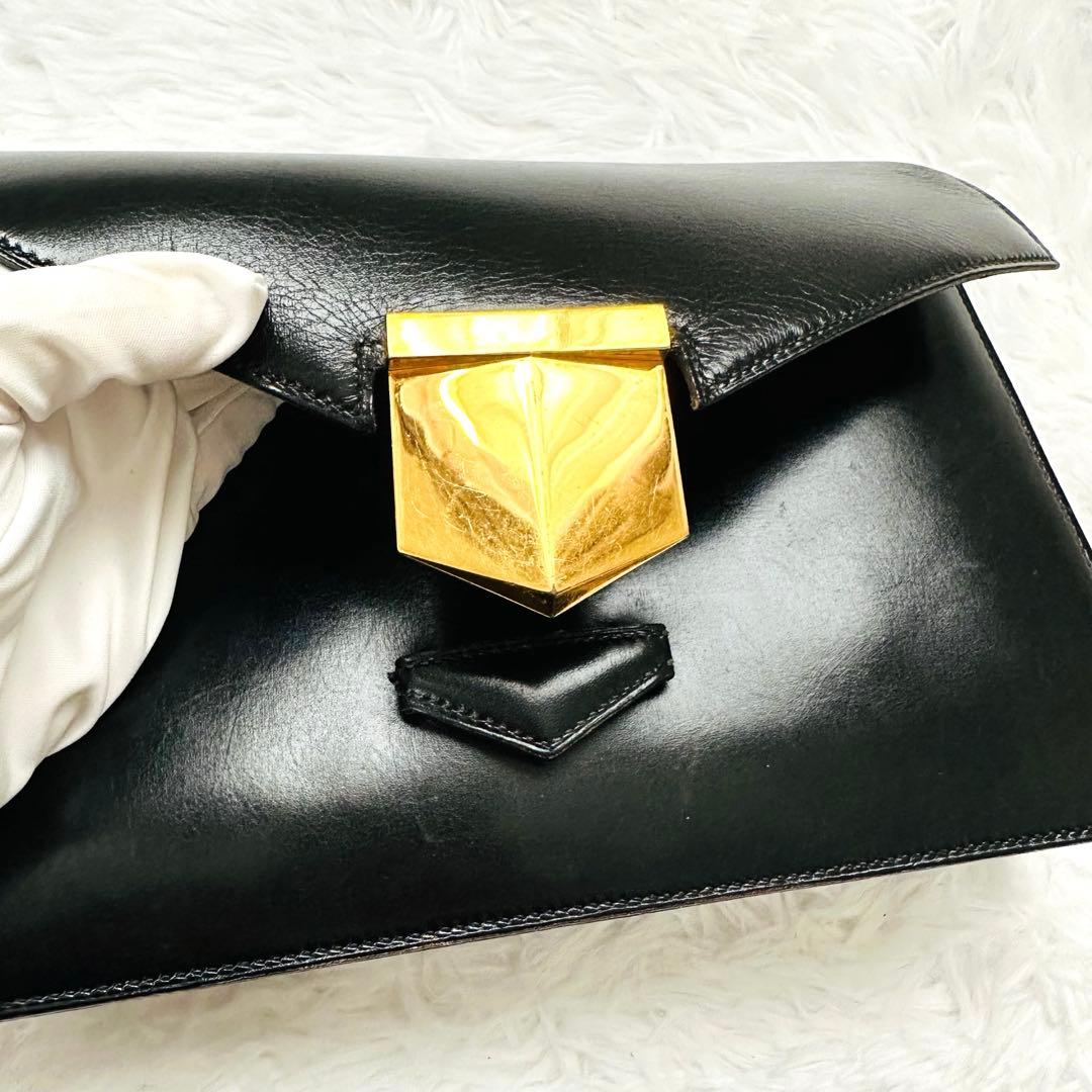 【希少】HERMES クラッチバッグ パン 黒