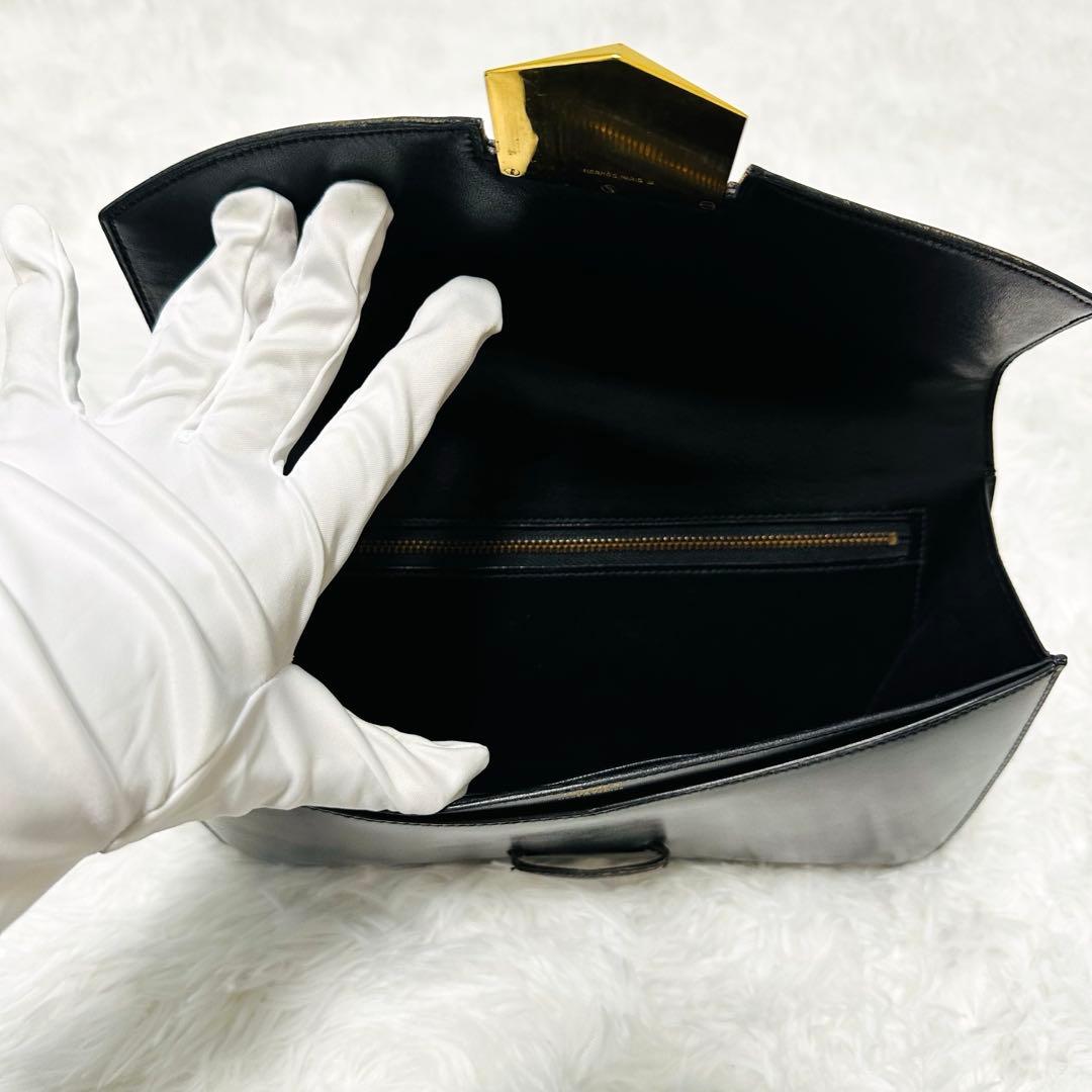 【希少】HERMES クラッチバッグ パン 黒