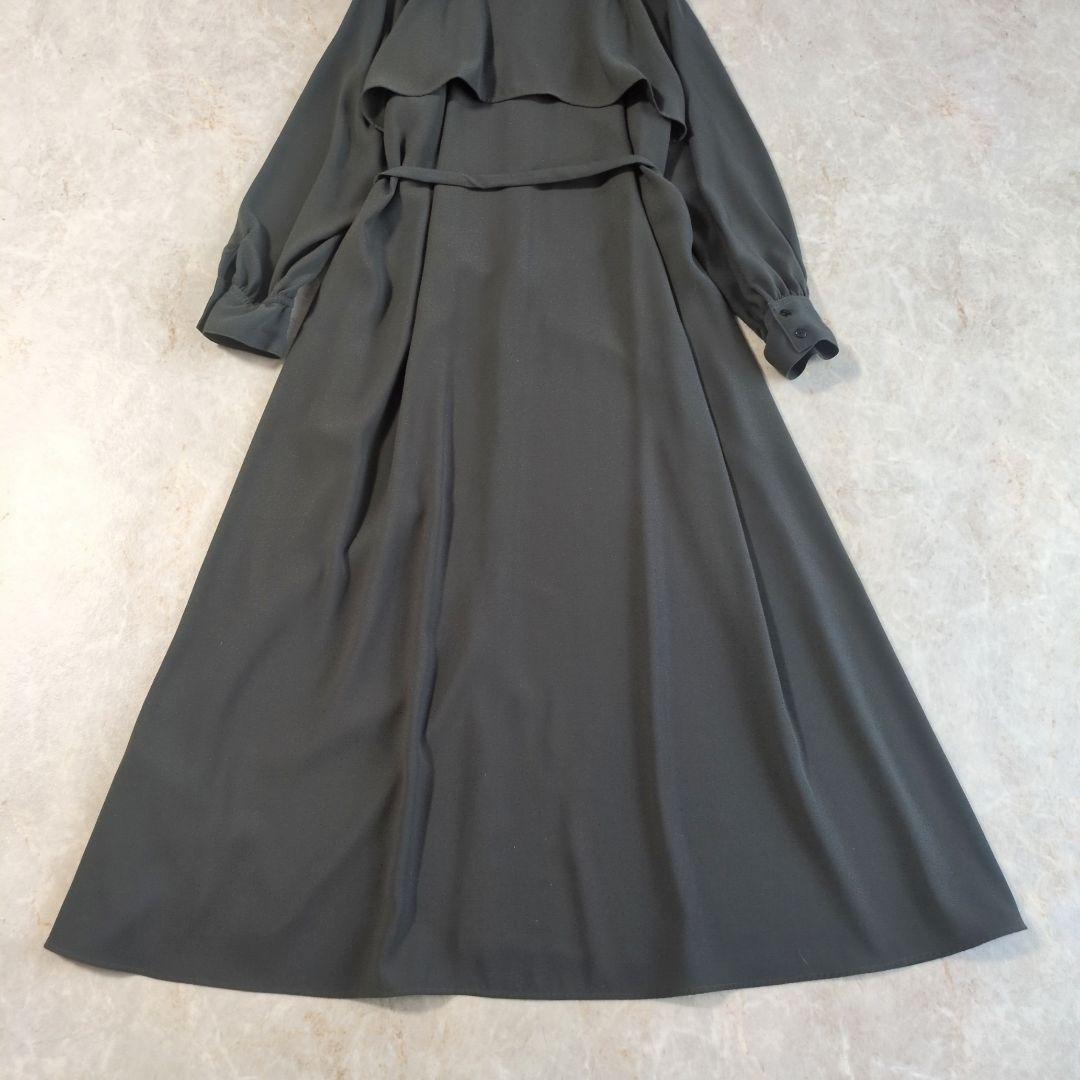 【極美品】オアーノ　ダブルヨーク　ワンピース　ロング　ベルト　トール