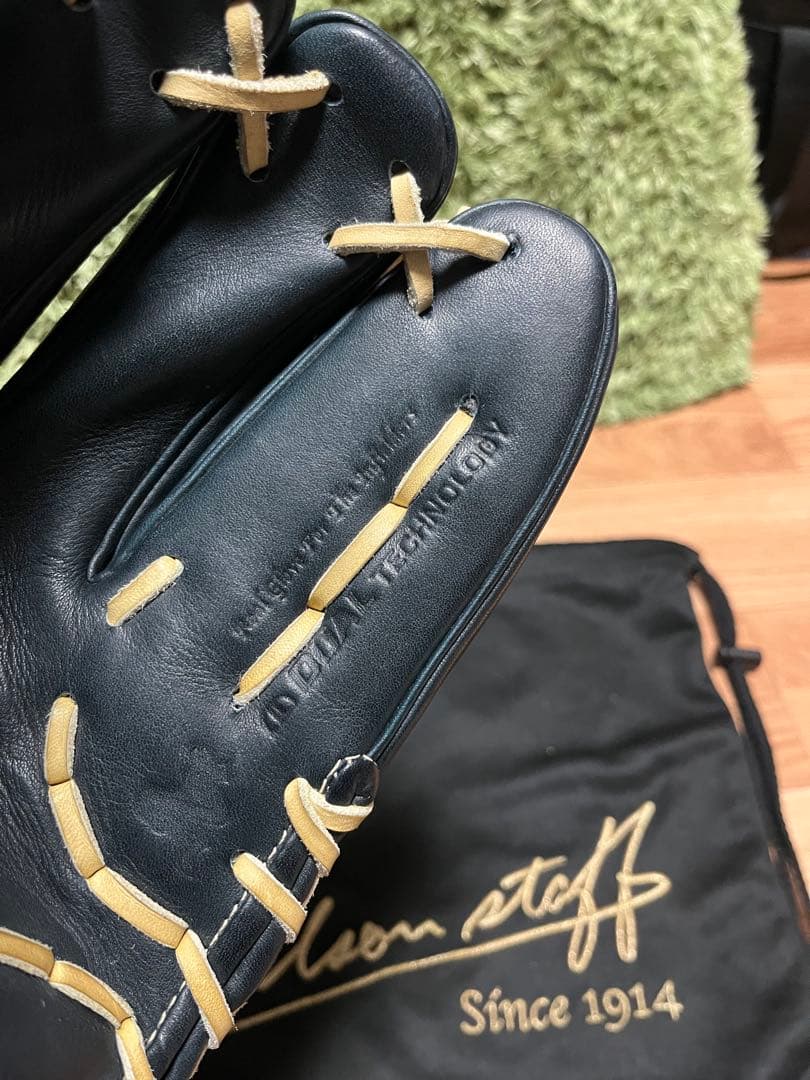 ウィルソンスタッフ 硬式内野手用グラブ 1975型 Wブラック×キャメル