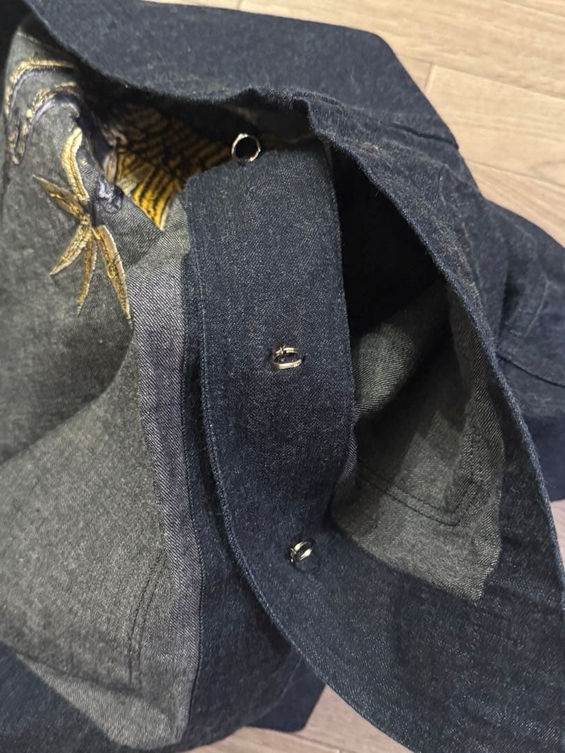 BEAMS BOY×テーラー東洋 カバーオール 刺繍 ショールカラー