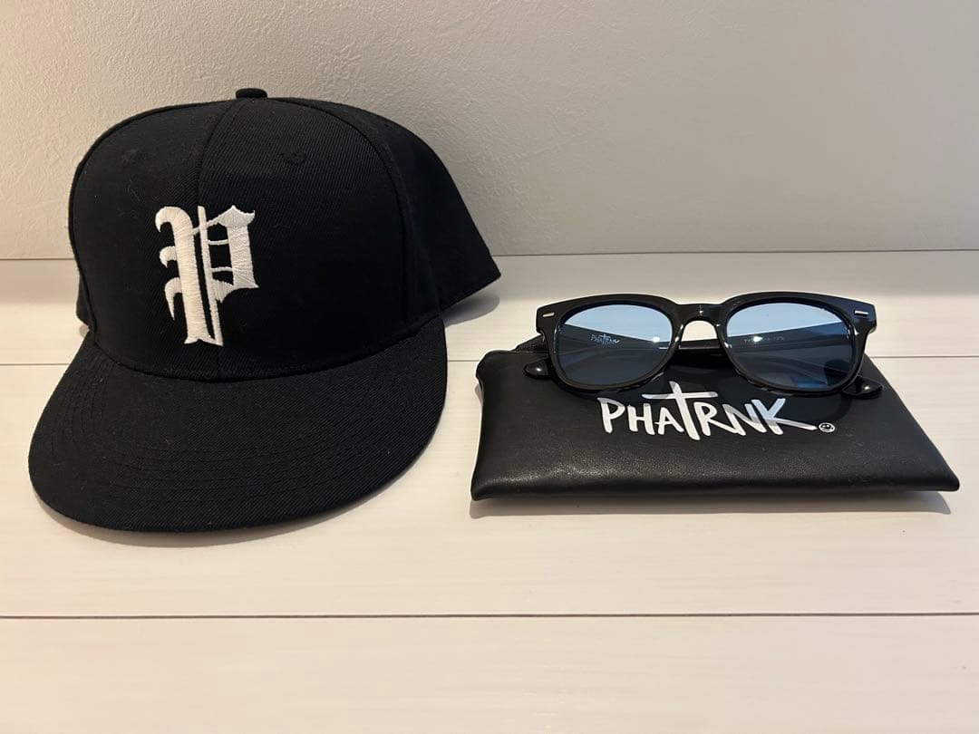 美品PHATRNK キャップとサングラスセット