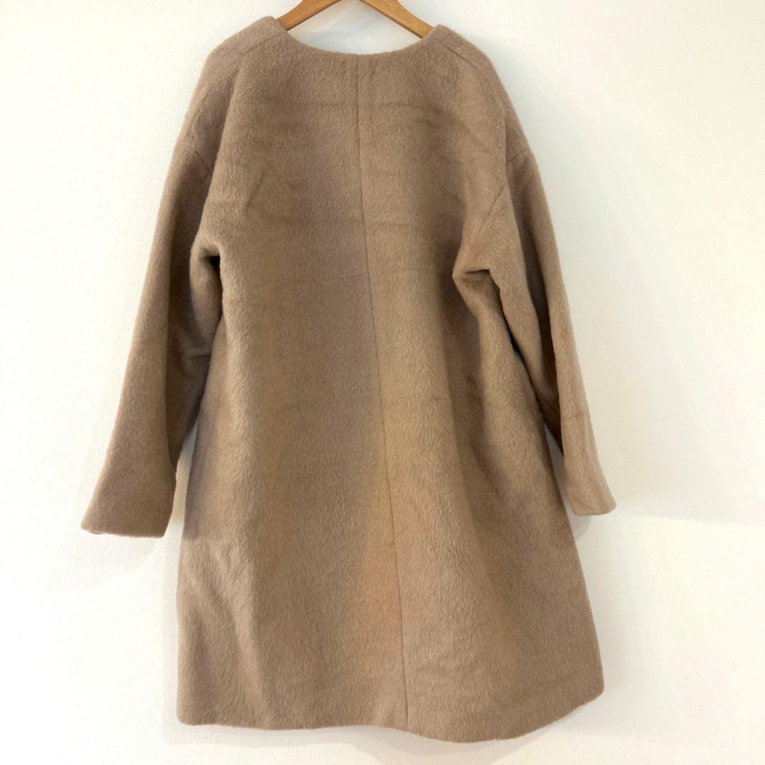 新品未使用タグ付✨ロイヤルミルクティー マタニティ チェスターコート　アルパカ