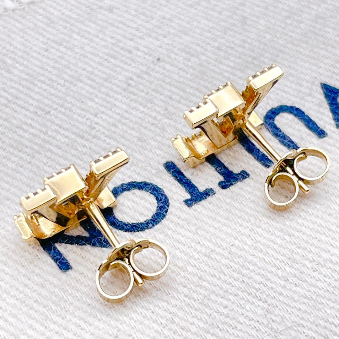 LOUIS VUITTON ピアス　アイコニック　ストラス　ストーン　ゴールド