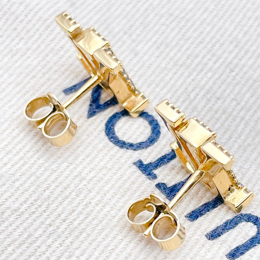 LOUIS VUITTON ピアス　アイコニック　ストラス　ストーン　ゴールド