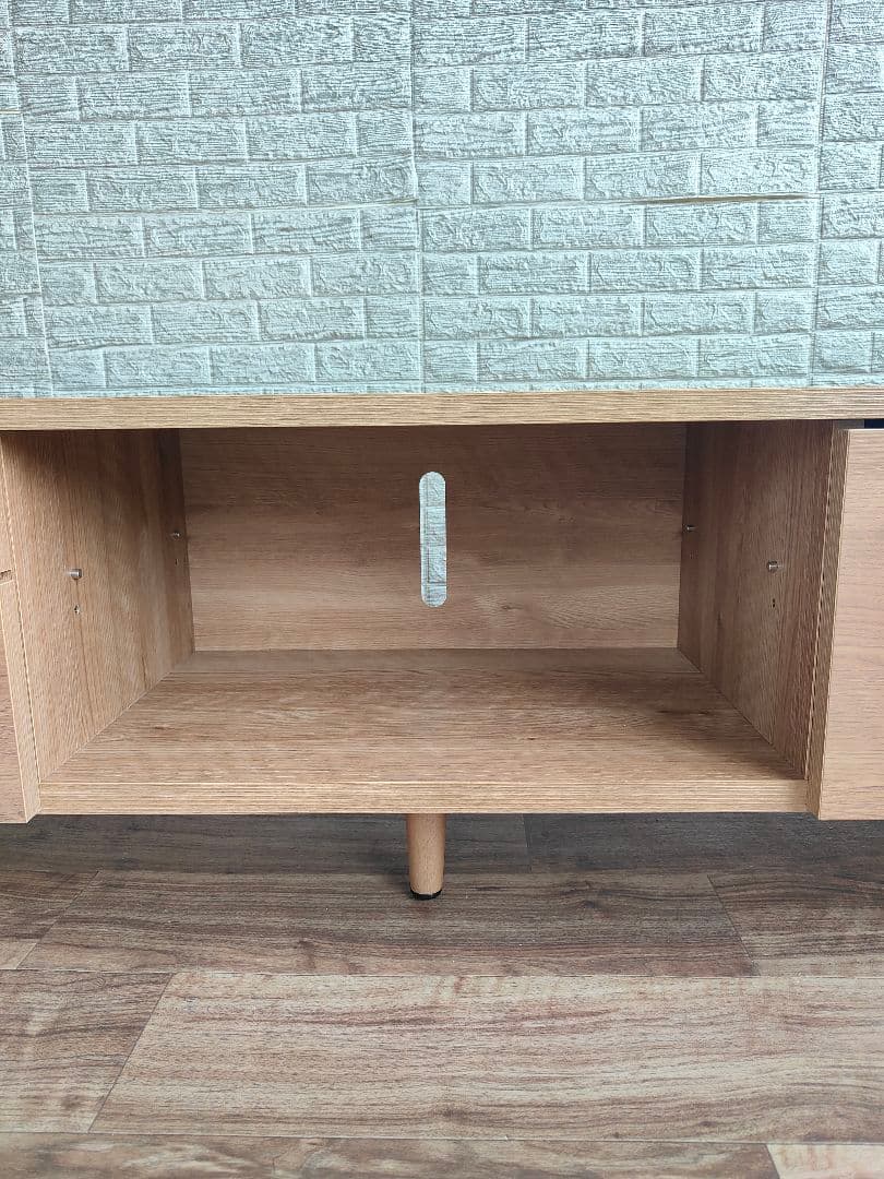 LOWYA ロウヤ 木目調 テレビ台 ローボード