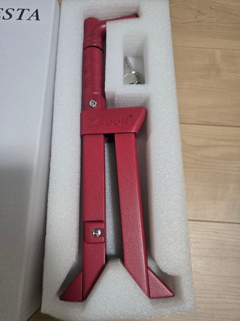 LESTA レスタブレーキロック　ペダルロック　赤・レッド