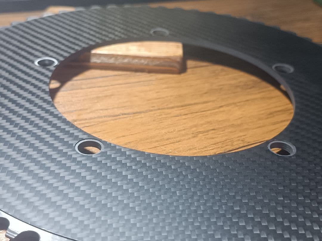 最終価格 カーボントラックチェーンリング 62t 厚歯