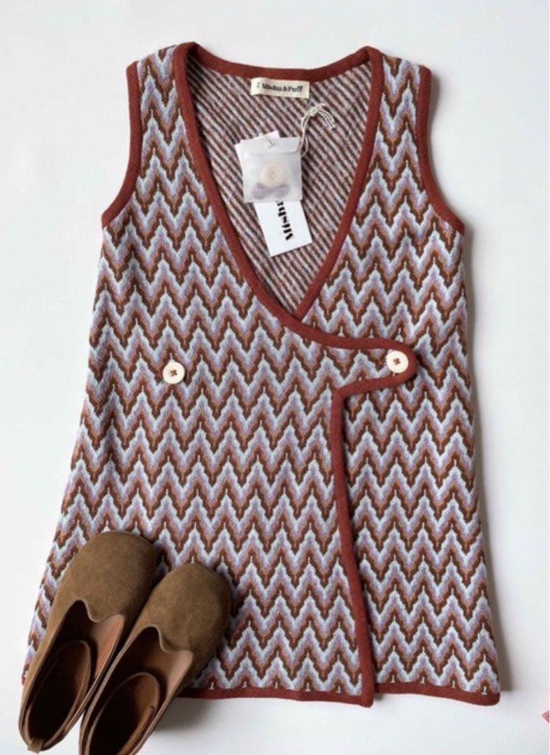 新品【misha and puff】jacquard bibi dress 6Y