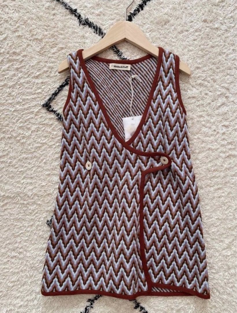 新品【misha and puff】jacquard bibi dress 6Y