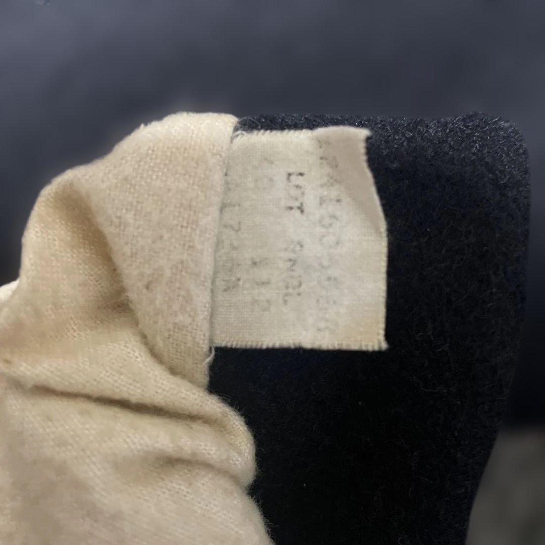 Schott ブラック ウール シングルピーコート サイズ40ジントニック