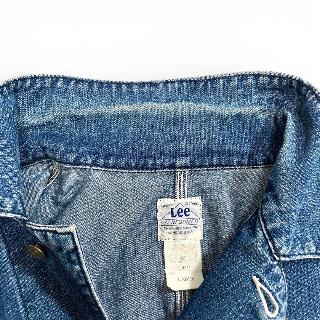 Lee 91-J ハウスタグ 加工 デニムカバーオール 復刻 L