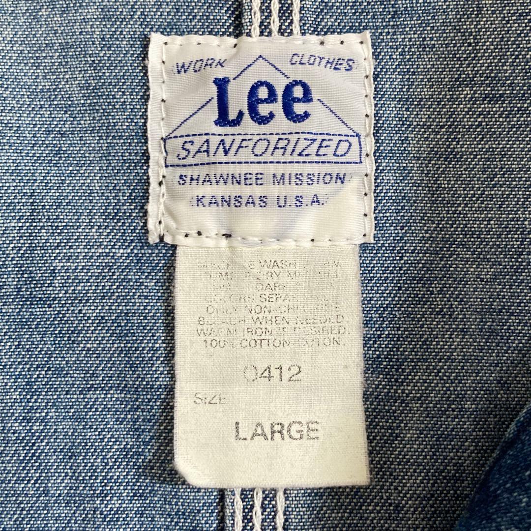 Lee 91-J ハウスタグ 加工 デニムカバーオール 復刻 L
