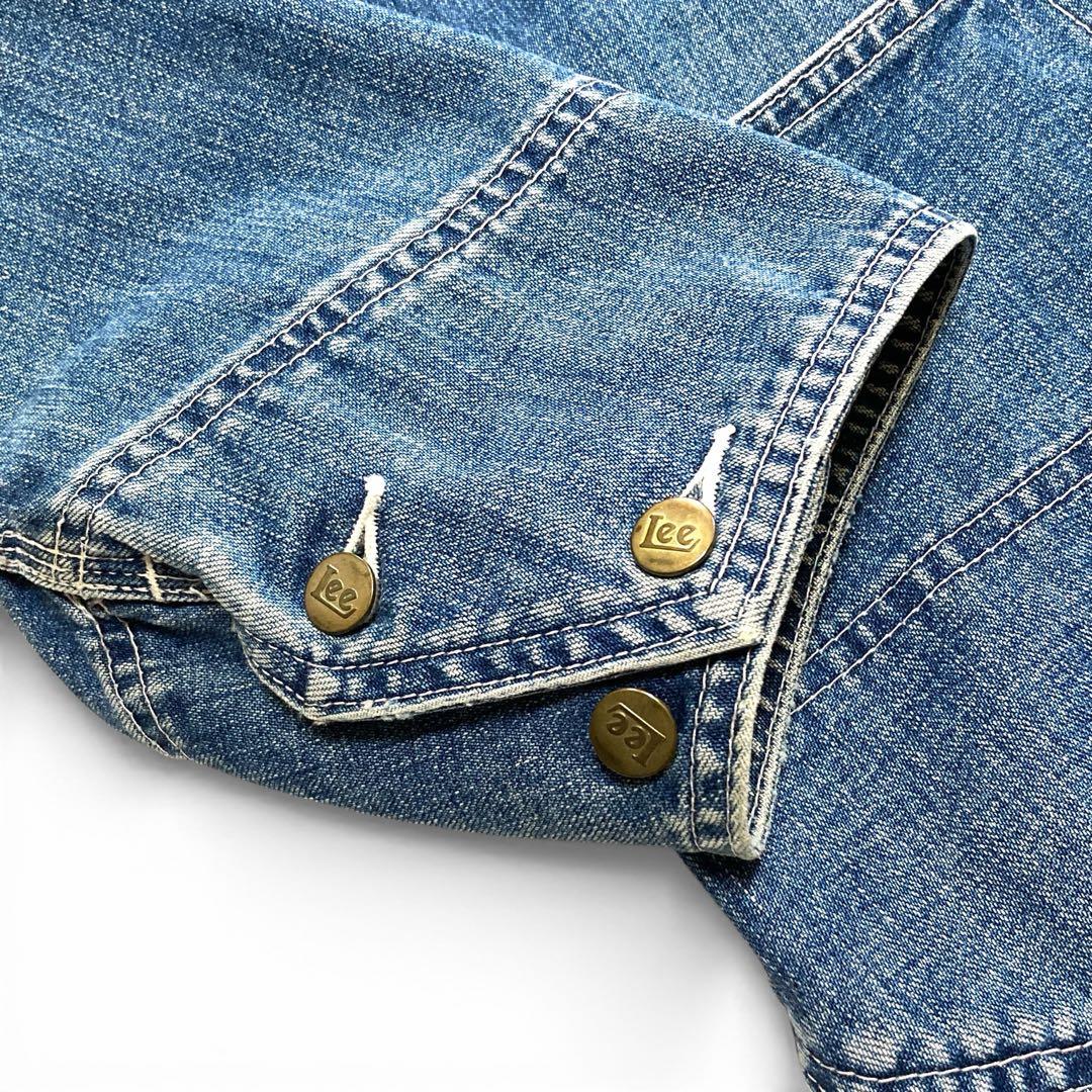 Lee 91-J ハウスタグ 加工 デニムカバーオール 復刻 L