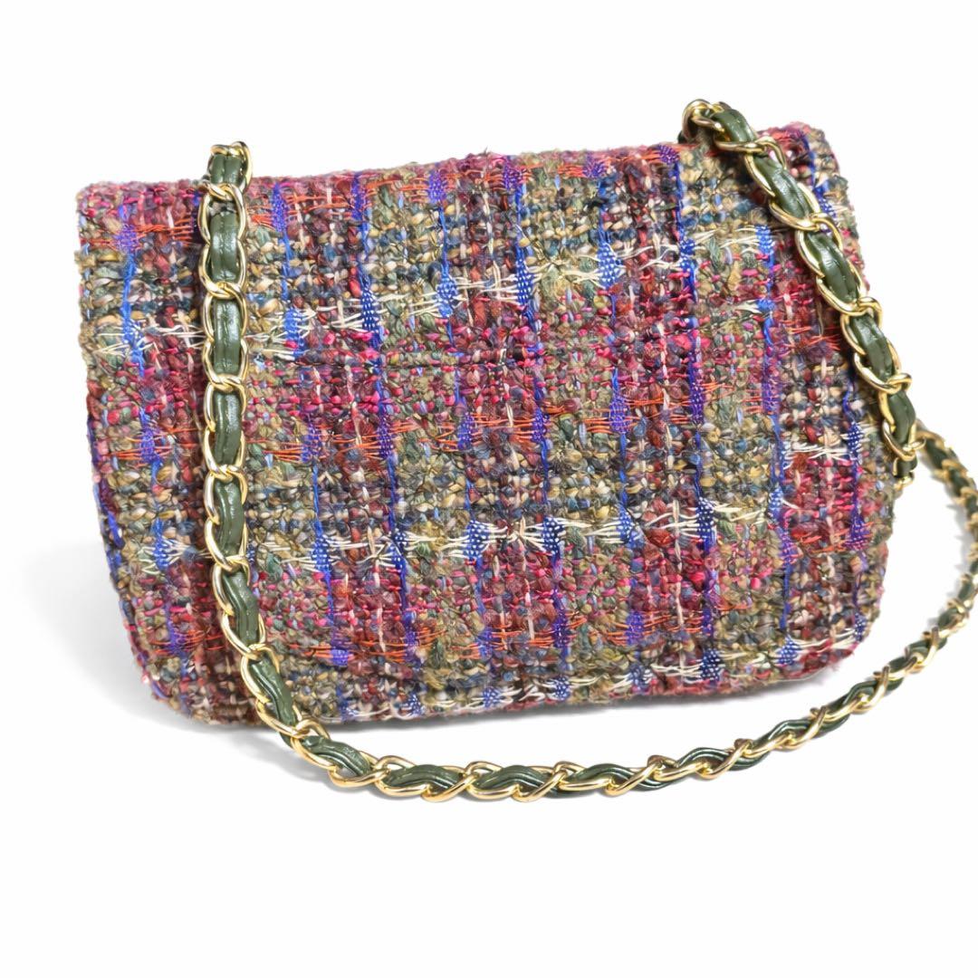 CHANEL　ツイード ノベルティ　ショルダーバッグ