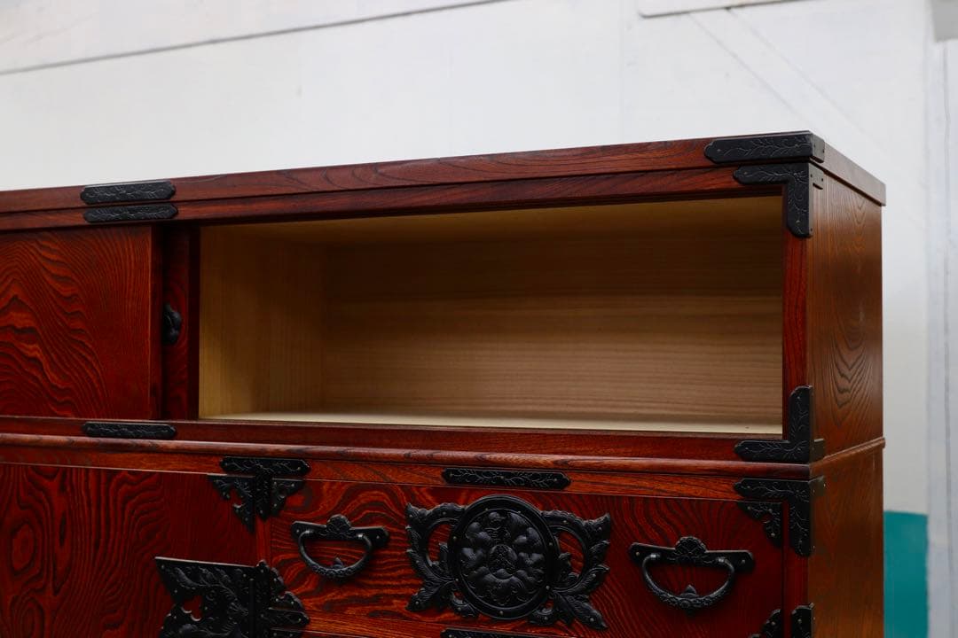 GMHN328○岩谷堂箪笥 和茶箪笥 整理箪笥 最高級 伝統工芸 箪笥 欅材 和